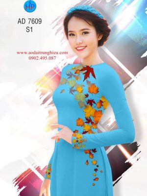 Vải áo dài Cứ ngỡ như mùa thu mới ra AD 7609 26 1564465617 532 Vai ao dai Cu ngo nhu mua thu moi ra