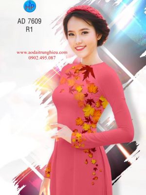 Vải áo dài Cứ ngỡ như mùa thu mới ra AD 7609 27 1564465617 918 Vai ao dai Cu ngo nhu mua thu moi ra