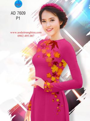 Vải áo dài Cứ ngỡ như mùa thu mới ra AD 7609 29 1564465618 468 Vai ao dai Cu ngo nhu mua thu moi ra