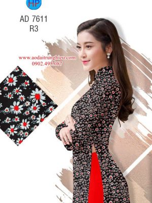Vải áo dài Cúc nhí kiểu mới AD 7611 22 1564541103 193 Vai ao dai Cuc nhi kieu moi AD 7611