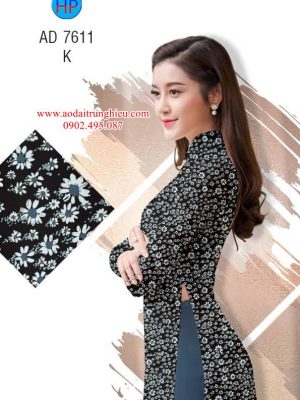 Vải áo dài Cúc nhí kiểu mới AD 7611 30 1564541104 186 Vai ao dai Cuc nhi kieu moi AD 7611