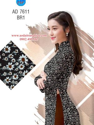Vải áo dài Cúc nhí kiểu mới AD 7611 33 1564541104 234 Vai ao dai Cuc nhi kieu moi AD 7611