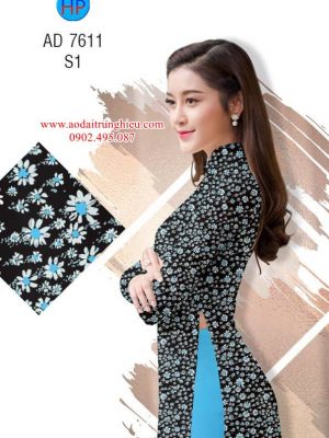 Vải áo dài Cúc nhí kiểu mới AD 7611 24 1564541104 35 Vai ao dai Cuc nhi kieu moi AD 7611