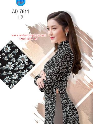 Vải áo dài Cúc nhí kiểu mới AD 7611 35 1564541104 433 Vai ao dai Cuc nhi kieu moi AD 7611