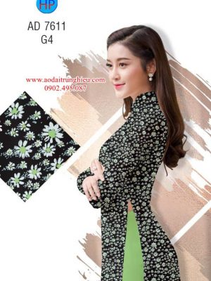 Vải áo dài Cúc nhí kiểu mới AD 7611 31 1564541104 466 Vai ao dai Cuc nhi kieu moi AD 7611
