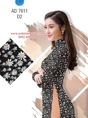 Vải áo dài Cúc nhí kiểu mới AD 7611 37 1564541104 534 Vai ao dai Cuc nhi kieu moi AD 7611