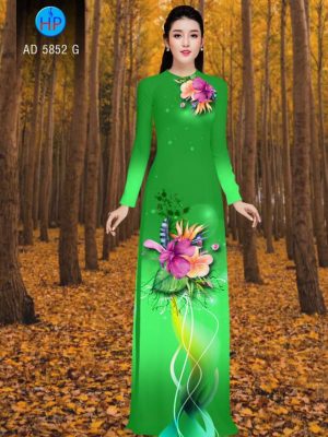 Vải áo dài Hoa in 3D mới ra AD 5852 32 1564625408 132 Vai ao dai Hoa in 3D moi ra AD 5852