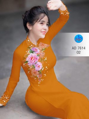 Vải áo dài Hoa in 3D kiểu mới AD 7614 24 1564732111 31 Vai ao dai Hoa in 3D kieu moi AD 7614