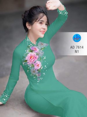 Vải áo dài Hoa in 3D kiểu mới AD 7614 23 1564732111 382 Vai ao dai Hoa in 3D kieu moi AD 7614