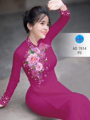 Vải áo dài Hoa in 3D kiểu mới AD 7614 32 1564732112 159 Vai ao dai Hoa in 3D kieu moi AD 7614