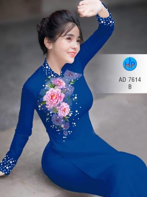 Vải áo dài Hoa in 3D kiểu mới AD 7614 28 1564732112 199 Vai ao dai Hoa in 3D kieu moi AD 7614