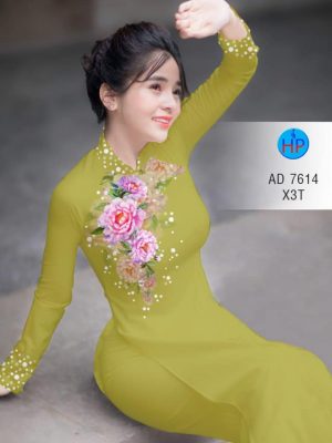 Vải áo dài Hoa in 3D kiểu mới AD 7614 34 1564732112 42 Vai ao dai Hoa in 3D kieu moi AD 7614