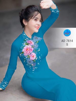 Vải áo dài Hoa in 3D kiểu mới AD 7614 33 1564732112 966 Vai ao dai Hoa in 3D kieu moi AD 7614