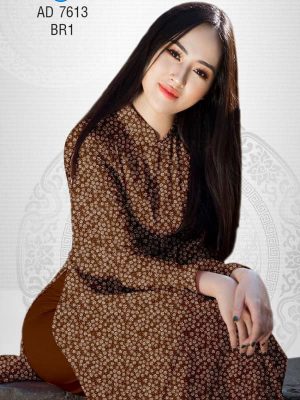 Vải áo dài hoa Nhí thiết kế 2019 AD 7613 27 1564732530 307 Vai ao dai hoa Nhi thiet ke 2019 AD 7613