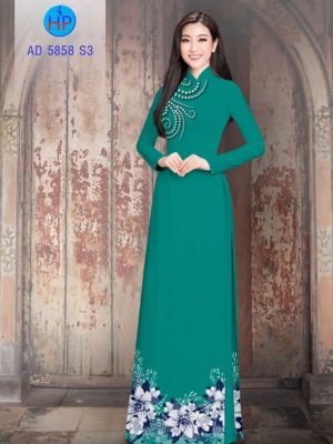 Vải áo dài Hoa in 3D kiểu mới AD 5858 31 1564801386 86 Vai ao dai Hoa in 3D kieu moi AD 5858