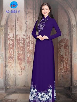 Vải áo dài Hoa in 3D kiểu mới AD 5858 33 1564801387 379 Vai ao dai Hoa in 3D kieu moi AD 5858
