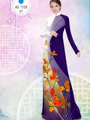 Vải áo dài Lá thu mới ra AD 7128 21 1564803941 378 Vai ao dai La thu moi ra AD 7128