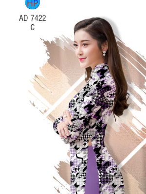 Vải áo dài Lập thể kiểu mới AD 7422 23 1564804121 218 Vai ao dai Lap the kieu moi AD 7422