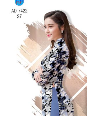 Vải áo dài Lập thể kiểu mới AD 7422 34 1564804121 520 Vai ao dai Lap the kieu moi AD 7422