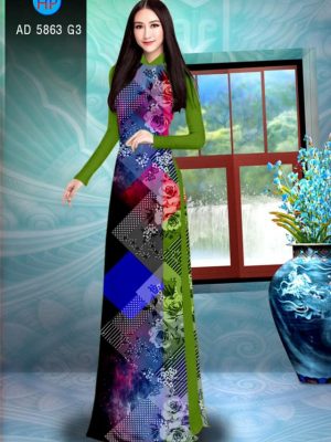 Vải áo dài Hoa hồng và lập thể thiết kế 2019 AD 5863 29 1564995227 752 Vai ao dai Hoa hong va lap the thiet ke