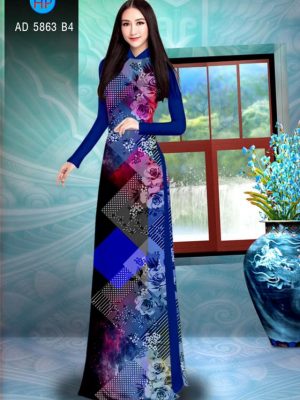 Vải áo dài Hoa hồng và lập thể thiết kế 2019 AD 5863 35 1564995228 225 Vai ao dai Hoa hong va lap the thiet ke