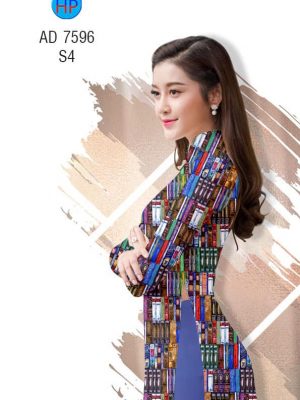 Vải áo dài Sách mới ra AD 7596 21 1564997485 595 Vai ao dai Sach moi ra AD 7596