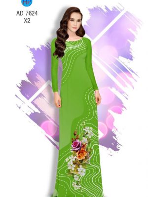 Vải áo dài Hoa hồng kiểu mới AD 7624 25 1565085244 151 Vai ao dai Hoa hong kieu moi AD 7624