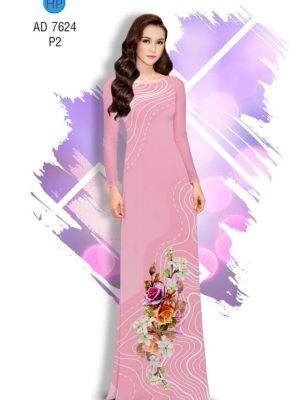 Vải áo dài Hoa hồng kiểu mới AD 7624 22 1565085244 598 Vai ao dai Hoa hong kieu moi AD 7624