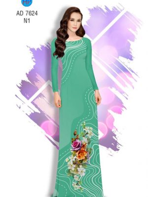 Vải áo dài Hoa hồng kiểu mới AD 7624 30 1565085244 990 Vai ao dai Hoa hong kieu moi AD 7624