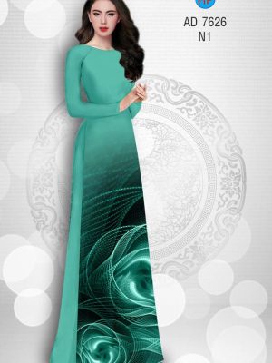 Vải áo dài Hoa ảo 3D kiểu mới AD 7626 24 1565166190 614 Vai ao dai Hoa ao 3D kieu moi AD 7626
