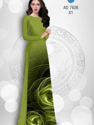 Vải áo dài Hoa ảo 3D kiểu mới AD 7626 34 1565166190 819 Vai ao dai Hoa ao 3D kieu moi AD 7626