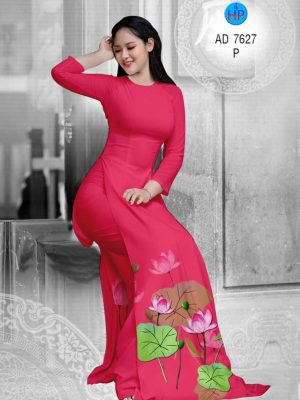 Vải áo dài Sen mùa vu lan kiểu mới AD 7627 26 1565166395 118 Vai ao dai Sen mua vu lan kieu moi AD