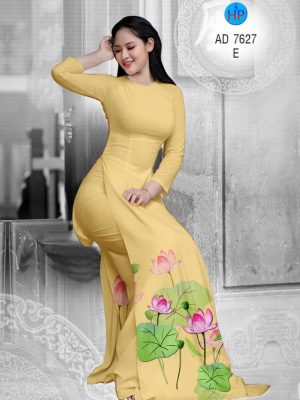 Vải áo dài Sen mùa vu lan kiểu mới AD 7627 23 1565166395 390 Vai ao dai Sen mua vu lan kieu moi AD