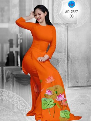 Vải áo dài Sen mùa vu lan kiểu mới AD 7627 24 1565166395 396 Vai ao dai Sen mua vu lan kieu moi AD
