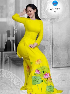 Vải áo dài Sen mùa vu lan kiểu mới AD 7627 30 1565166395 674 Vai ao dai Sen mua vu lan kieu moi AD