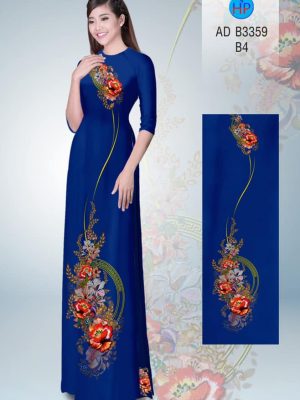 Vải áo dài Hoa in 3D kiểu mới AD B3359 23 1565173550 177 Vai ao dai Hoa in 3D kieu moi AD B3359
