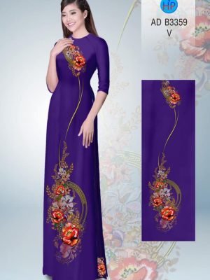 Vải áo dài Hoa in 3D kiểu mới AD B3359 31 1565173551 464 Vai ao dai Hoa in 3D kieu moi AD B3359