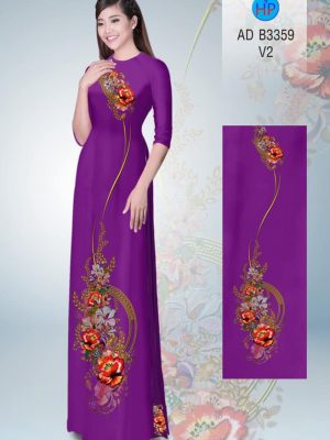 Vải áo dài Hoa in 3D kiểu mới AD B3359 32 1565173551 537 Vai ao dai Hoa in 3D kieu moi AD B3359
