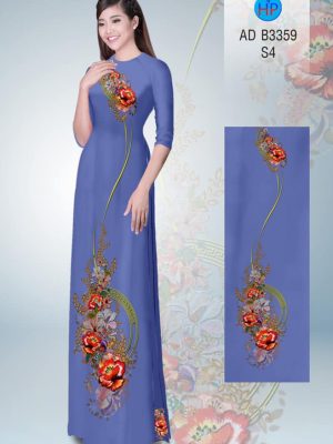 Vải áo dài Hoa in 3D kiểu mới AD B3359 33 1565173551 572 Vai ao dai Hoa in 3D kieu moi AD B3359