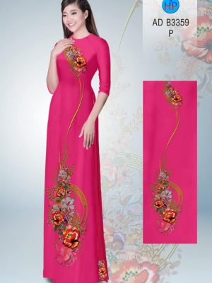 Vải áo dài Hoa in 3D kiểu mới AD B3359 37 1565173551 601 Vai ao dai Hoa in 3D kieu moi AD B3359