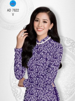 Vải áo dài Lá thiết kế 2019 AD 7622 33 1565173835 660 Vai ao dai La thiet ke 2019 AD 7622