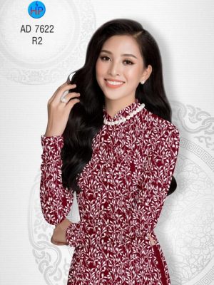 Vải áo dài Lá thiết kế 2019 AD 7622 25 1565173835 705 Vai ao dai La thiet ke 2019 AD 7622