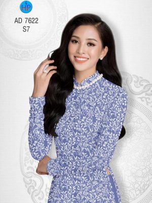 Vải áo dài Lá thiết kế 2019 AD 7622 22 1565173835 799 Vai ao dai La thiet ke 2019 AD 7622