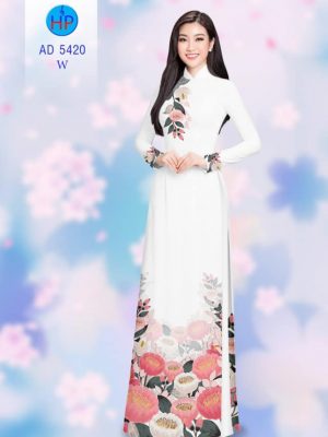 Vải áo dài Hoa in 3D kiểu mới AD 5420 23 1565236399 176 Vai ao dai Hoa in 3D kieu moi AD 5420