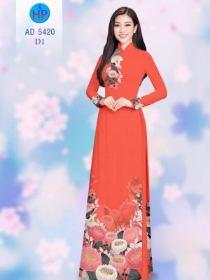 Vải áo dài Hoa in 3D kiểu mới AD 5420 28 1565236399 29 Vai ao dai Hoa in 3D kieu moi AD 5420
