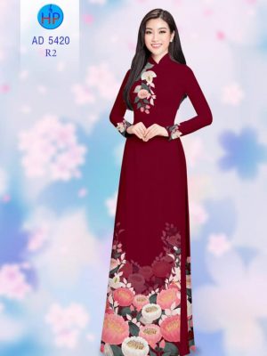 Vải áo dài Hoa in 3D kiểu mới AD 5420 27 1565236399 546 Vai ao dai Hoa in 3D kieu moi AD 5420