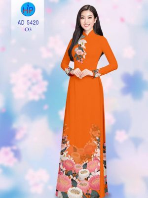 Vải áo dài Hoa in 3D kiểu mới AD 5420 32 1565236399 72 Vai ao dai Hoa in 3D kieu moi AD 5420