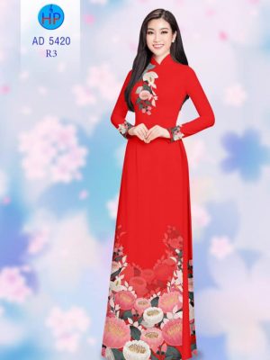 Vải áo dài Hoa in 3D kiểu mới AD 5420 34 1565236399 747 Vai ao dai Hoa in 3D kieu moi AD 5420