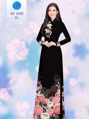 Vải áo dài Hoa in 3D kiểu mới AD 5420 24 1565236399 862 Vai ao dai Hoa in 3D kieu moi AD 5420