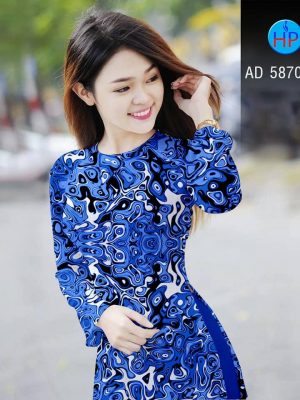 Vải áo dài Lập thể kiểu mới AD 5870 21 1565242464 349 Vai ao dai Lap the kieu moi AD 5870